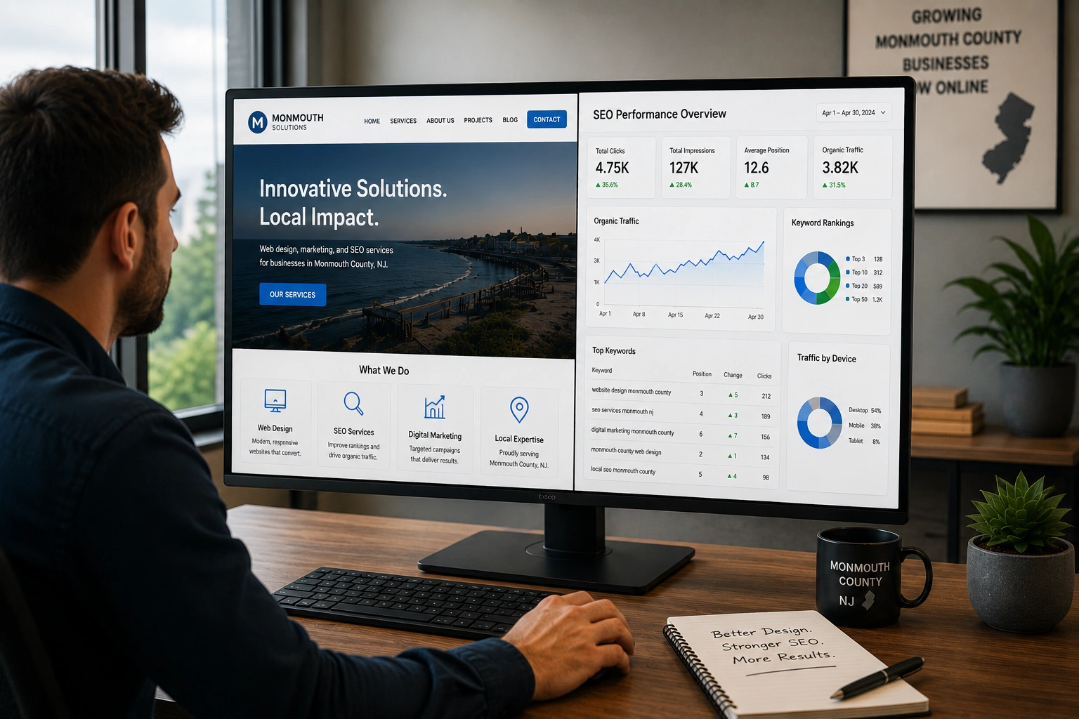How Website Design in Monmouth Impacts SEO Performance
